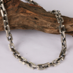 Silver Chain Mens Chain Sterling 925 Chain 6mm 8mm