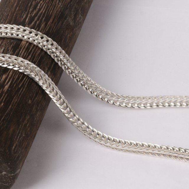 Silver Chain Mens Chain Sterling 925 Chain 4.5mm 5mm 5.5mm