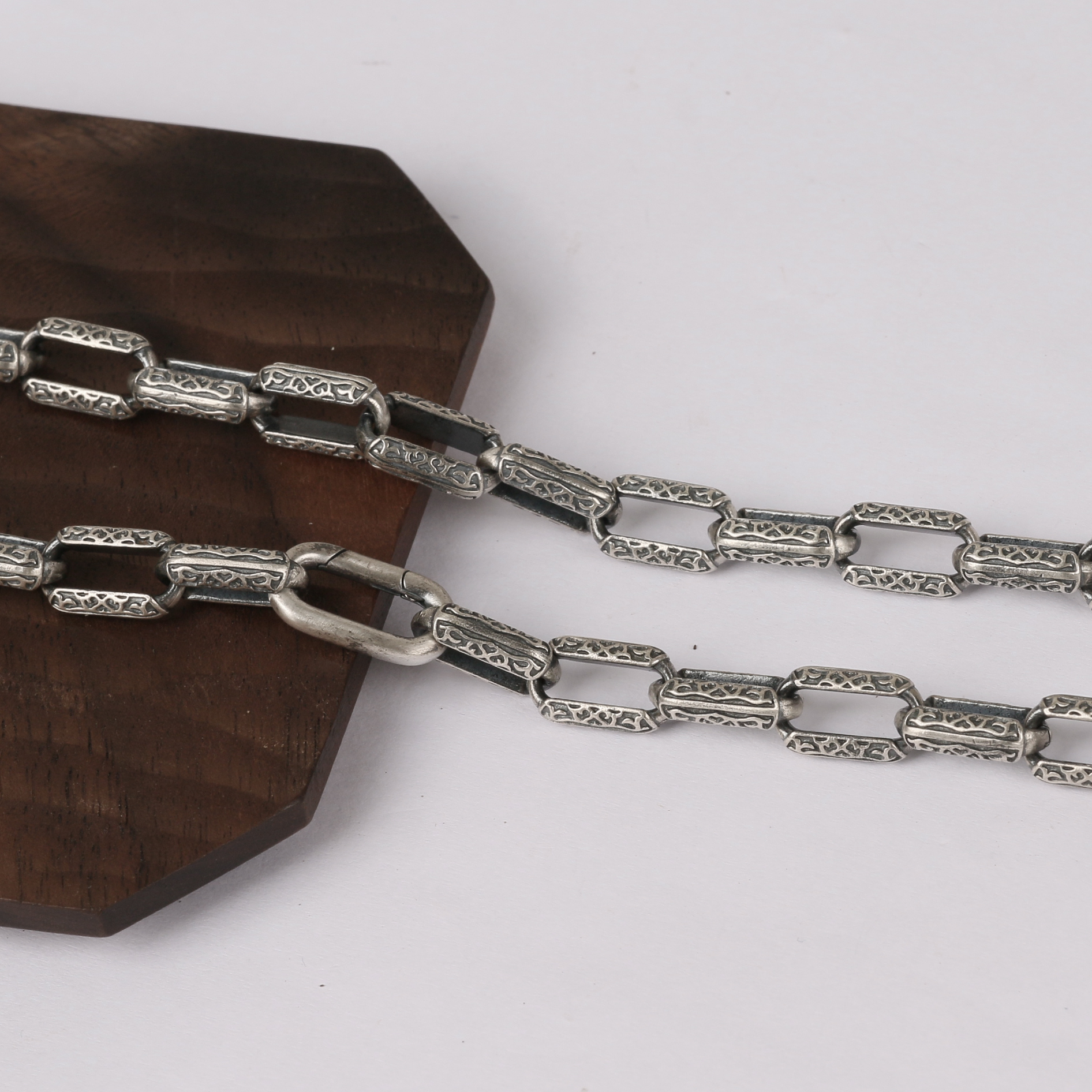 Silver Chain Mens Chain Sterling 925 Chain 9.5mm