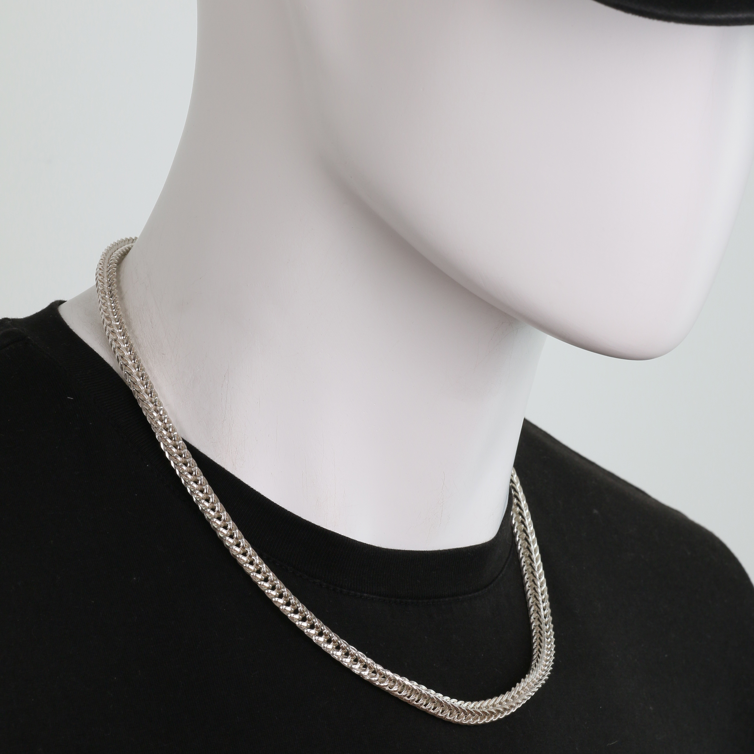 Silver Chain Mens Chain Sterling 925 Chain 4.5mm 5mm 5.5mm