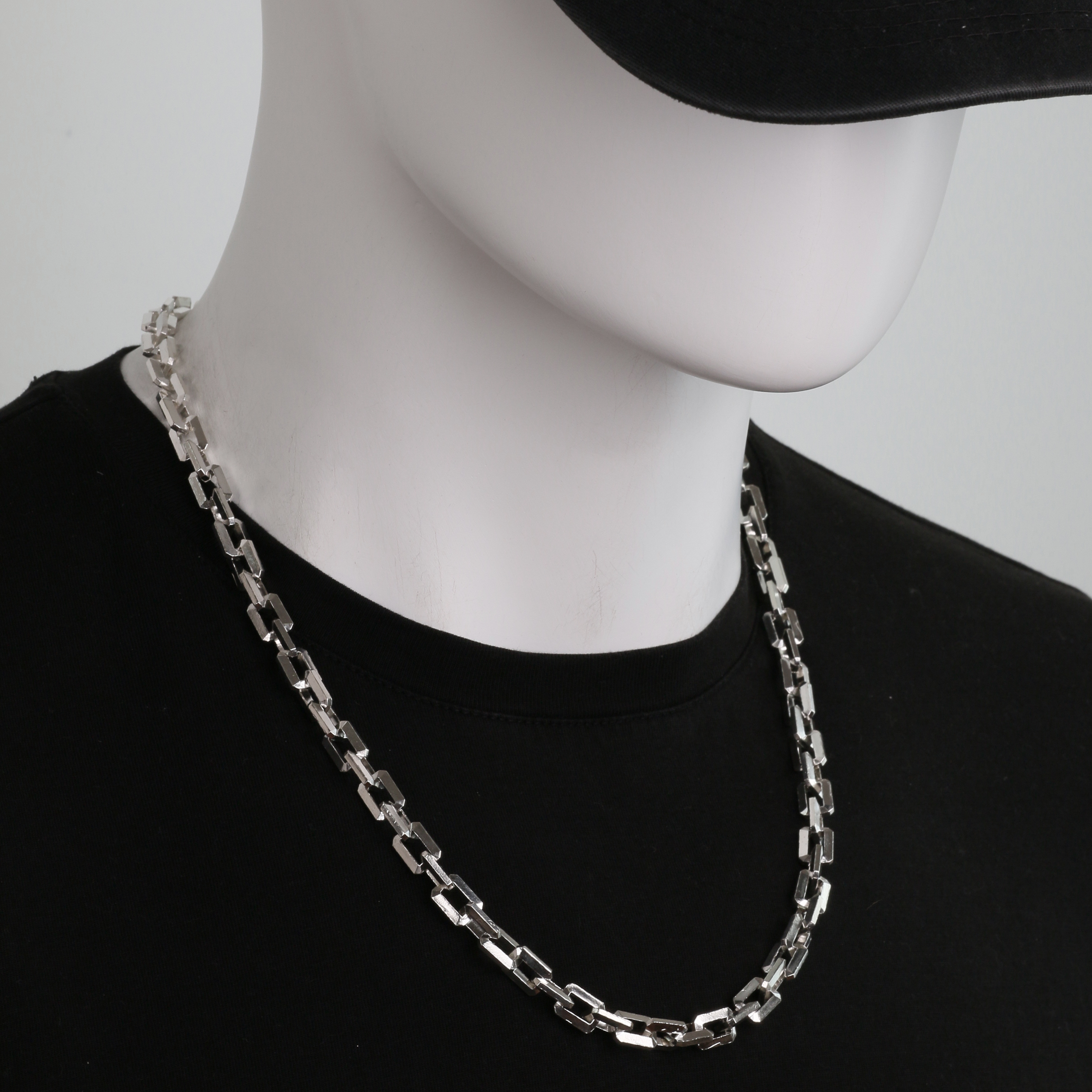 Silver Chain Mens Chain Sterling 925 Chain 6mm 8mm
