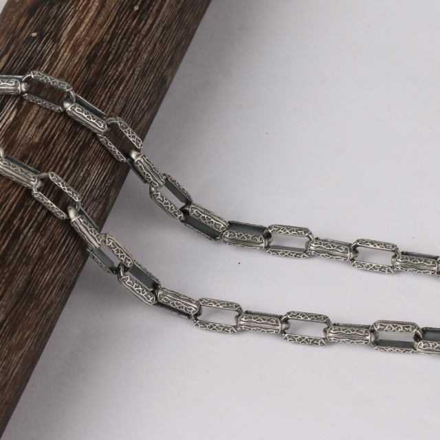 Silver Chain Mens Chain Sterling 925 Chain 9.5mm