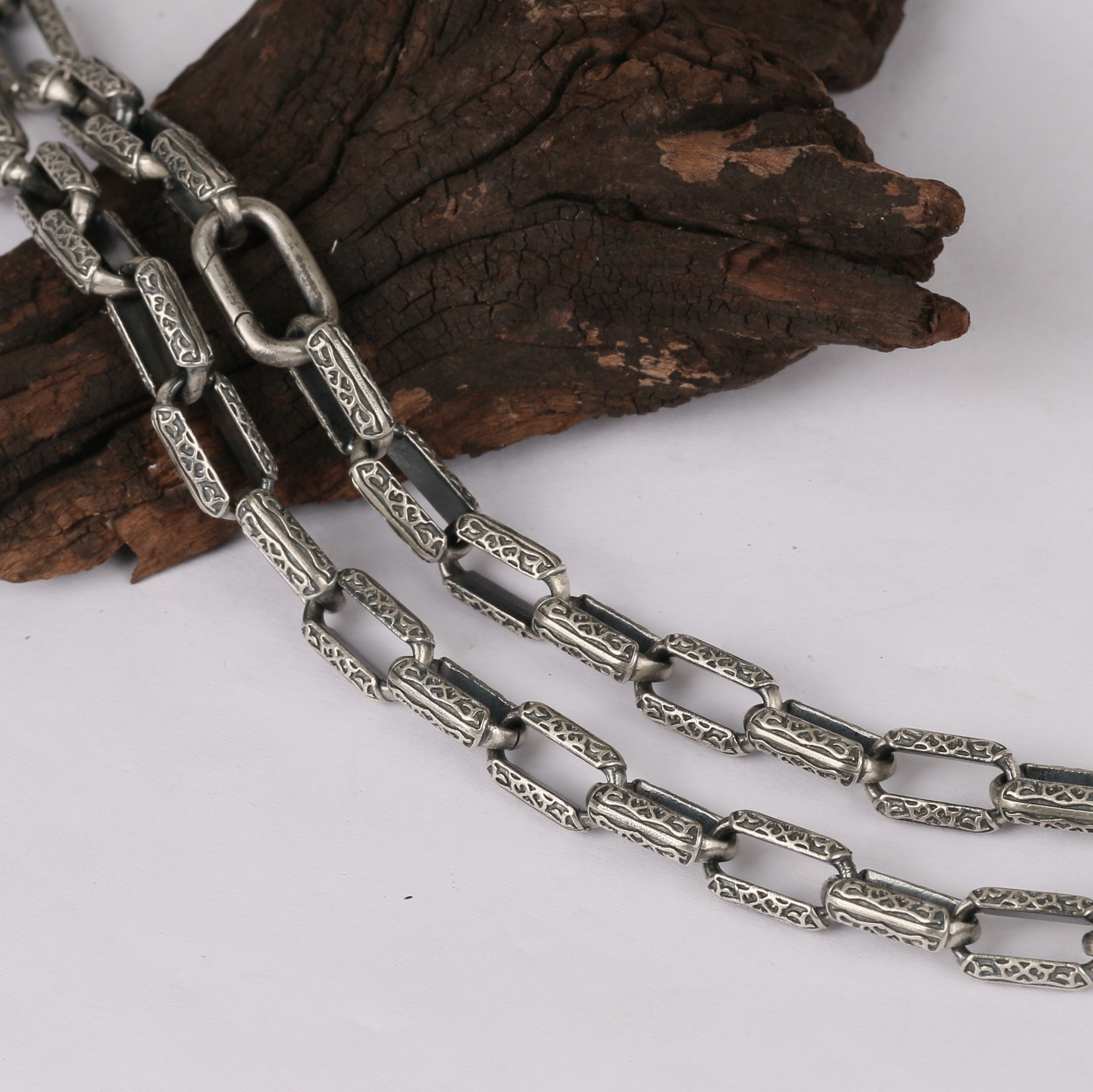 Silver Chain Mens Chain Sterling 925 Chain 9.5mm
