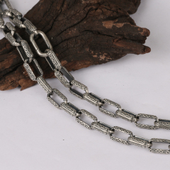 Silver Chain Mens Chain Sterling 925 Chain 9.5mm