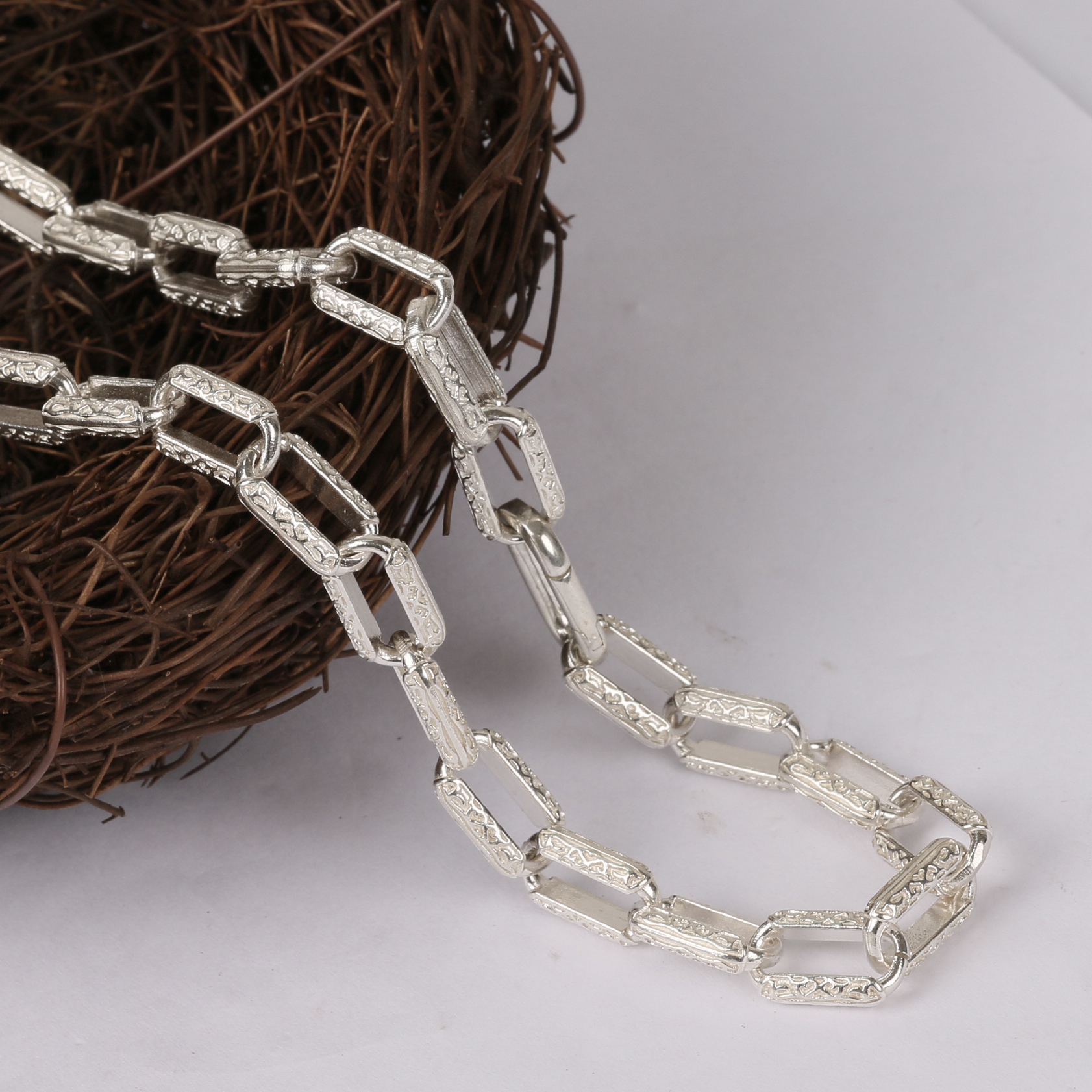 Silver Chain Mens Chain Sterling 925 Chain 9.5mm