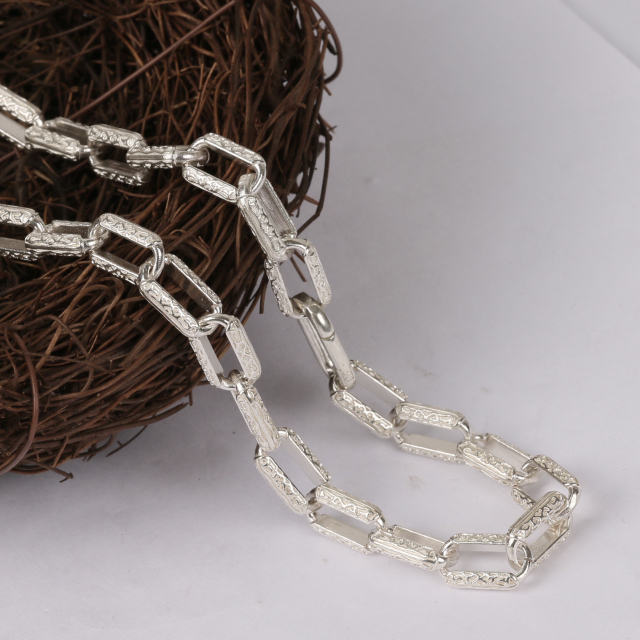 Silver Chain Mens Chain Sterling 925 Chain 9.5mm