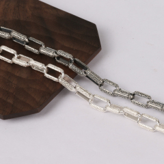 Silver Chain Mens Chain Sterling 925 Chain 9.5mm