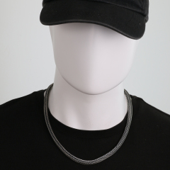 Silver Chain Mens Chain Foxtail Chain Brain Chain Sterling 925 Chain 4.5mm 5mm 5.5mm