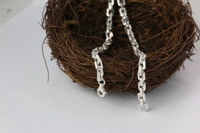Silver Chain Mens Chain Sterling 925 Chain 6mm 8mm