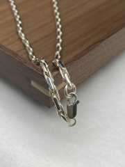 Silver Chain Mens Chain Sterling 925 Chain 3.5mm