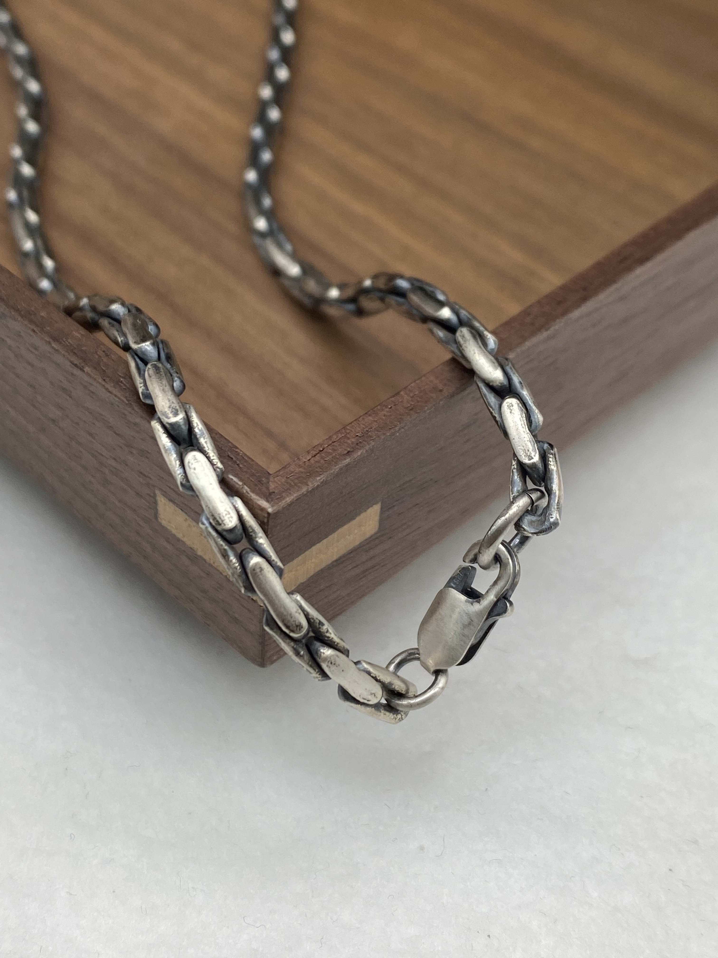 Silver Chain Mens Chain Sterling 925 Chain 3.5mm