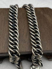 9mm Bracelet chain 925 Sterling Silver