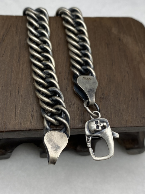 9mm Bracelet chain 925 Sterling Silver