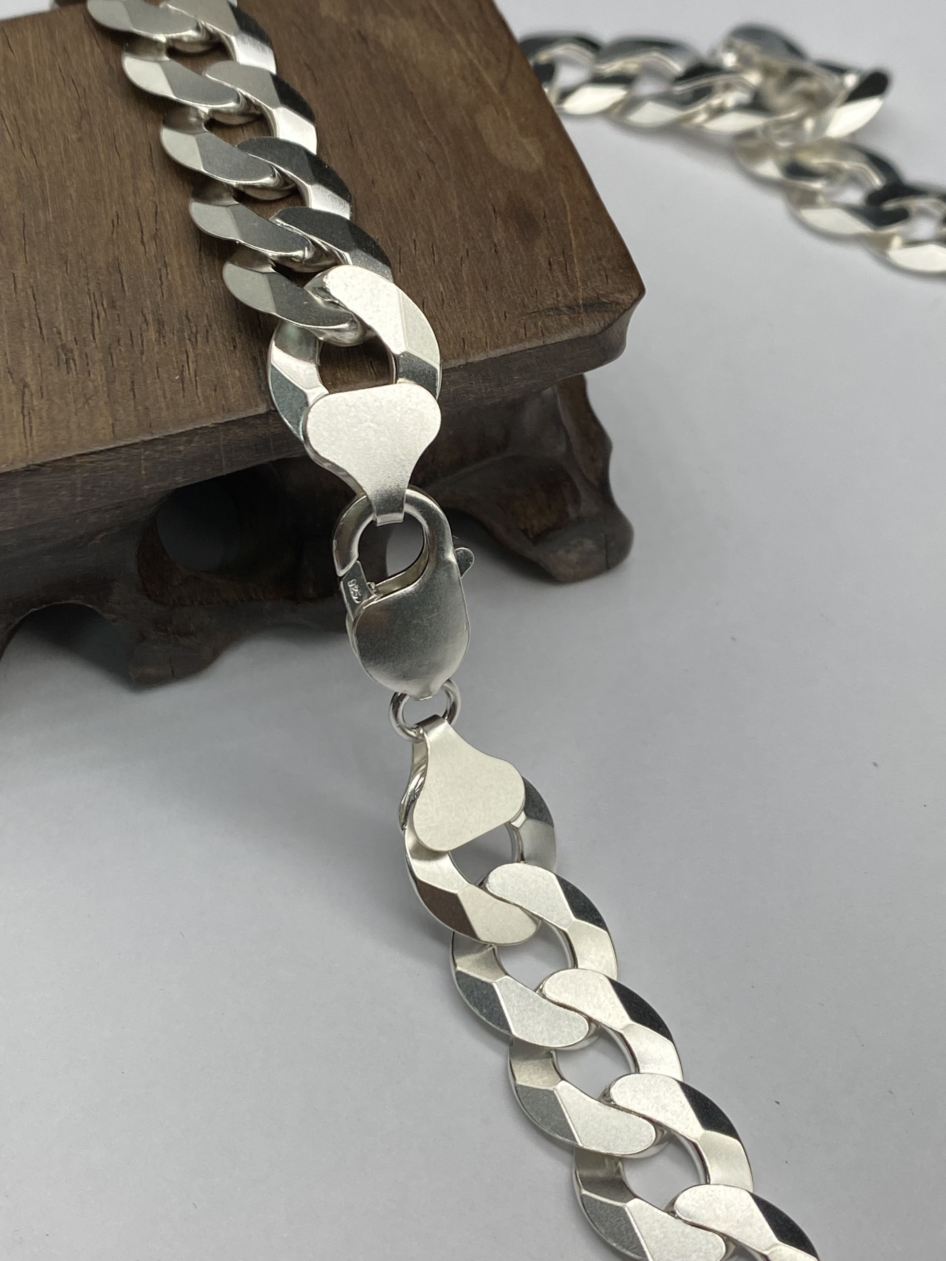 Silver Chain Mens Chain Sterling 925 Chain13mm