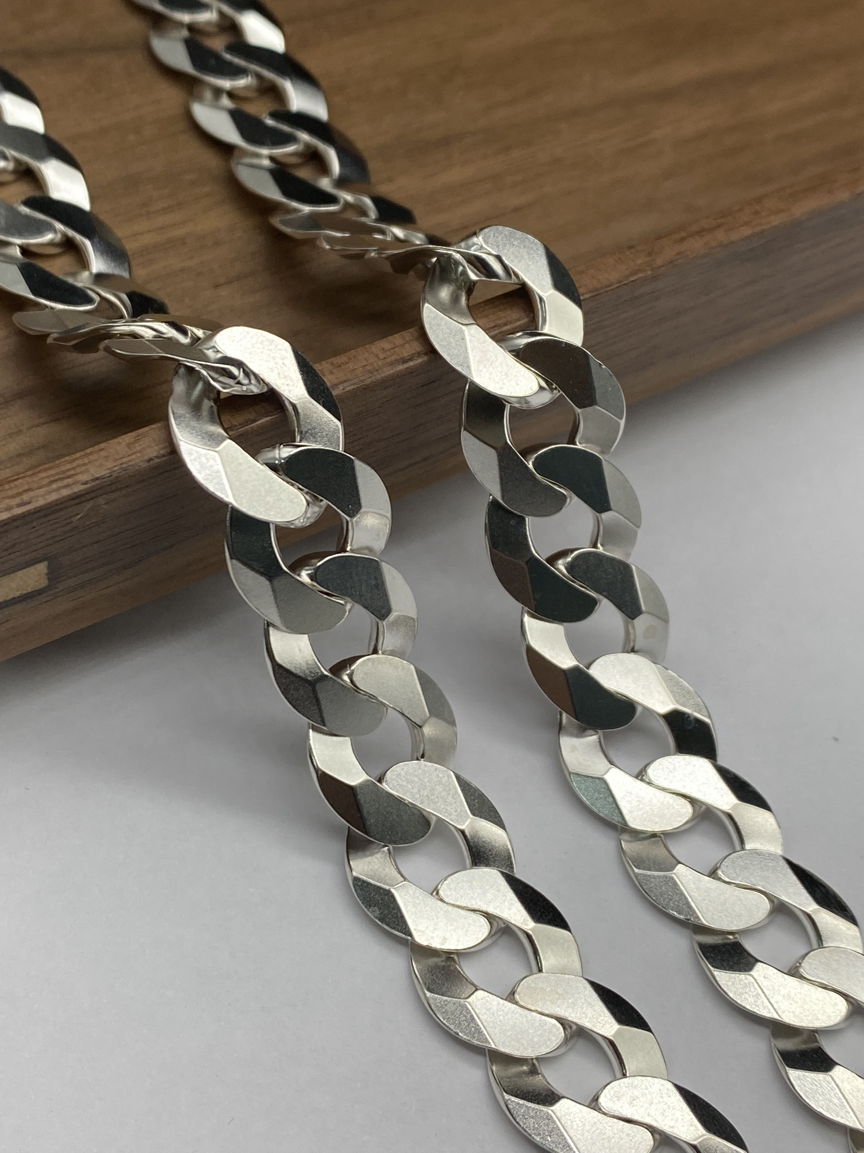 Silver Chain Mens Chain Sterling 925 Chain13mm