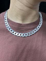 Silver Chain Mens Chain Sterling 925 Chain13mm