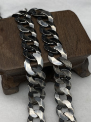 Silver Chain Mens Chain Sterling 925 Chain13mm
