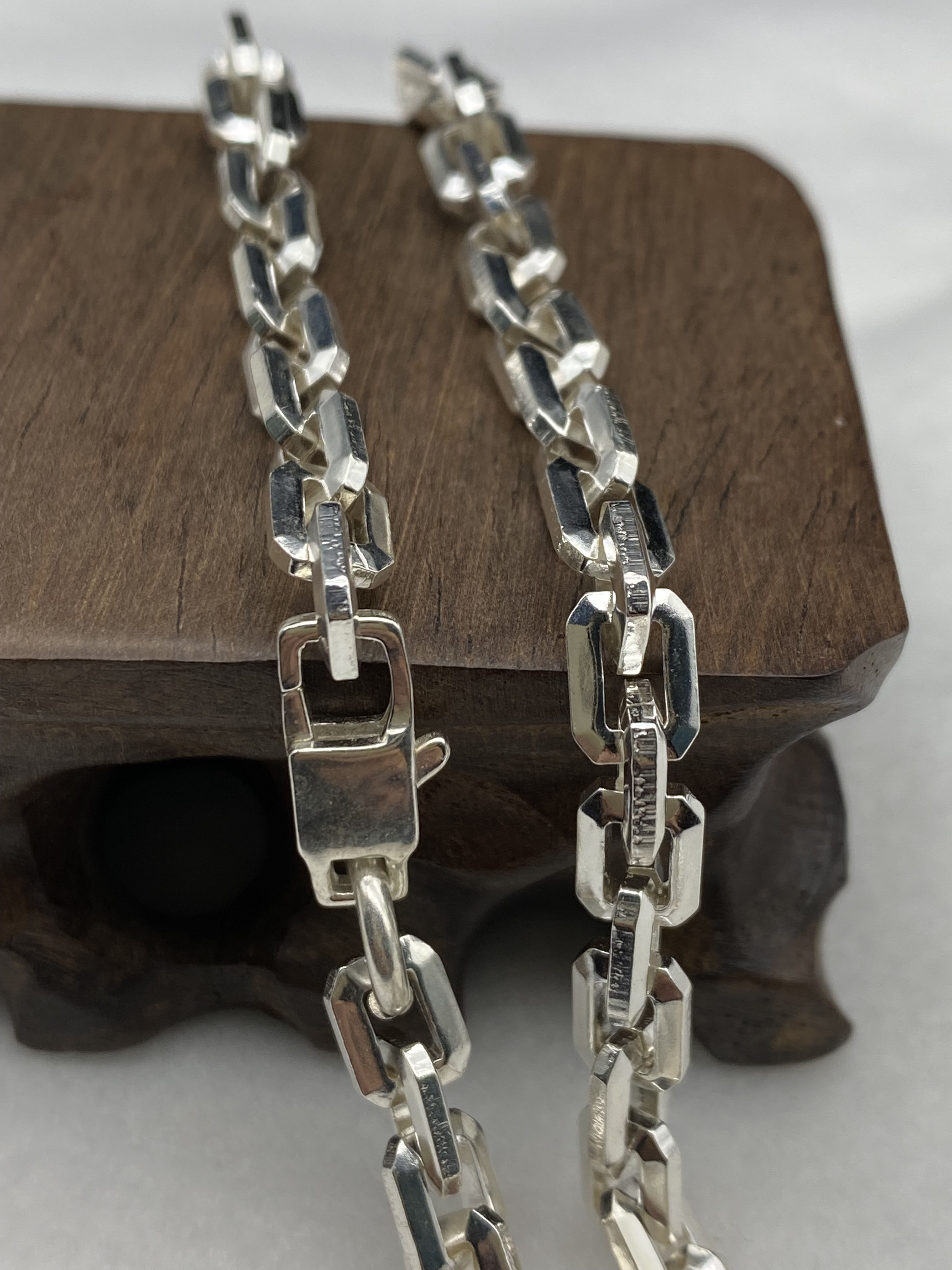 6mm Silver Chain Mens Chain Sterling 925 Chain