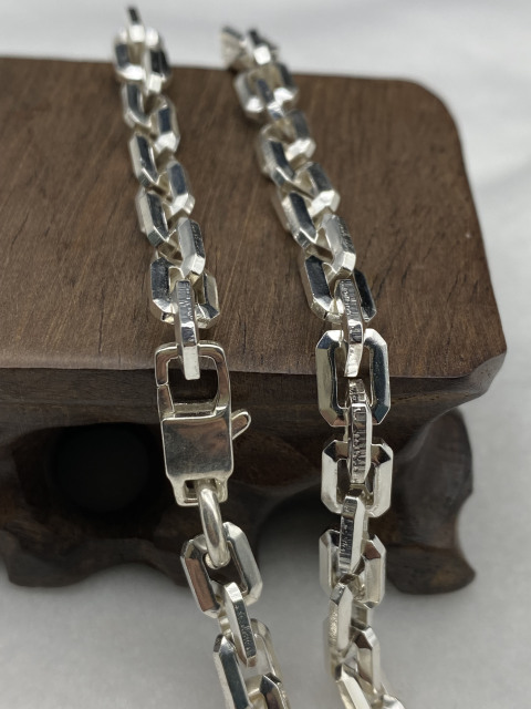 6mm Silver Chain Mens Chain Sterling 925 Chain