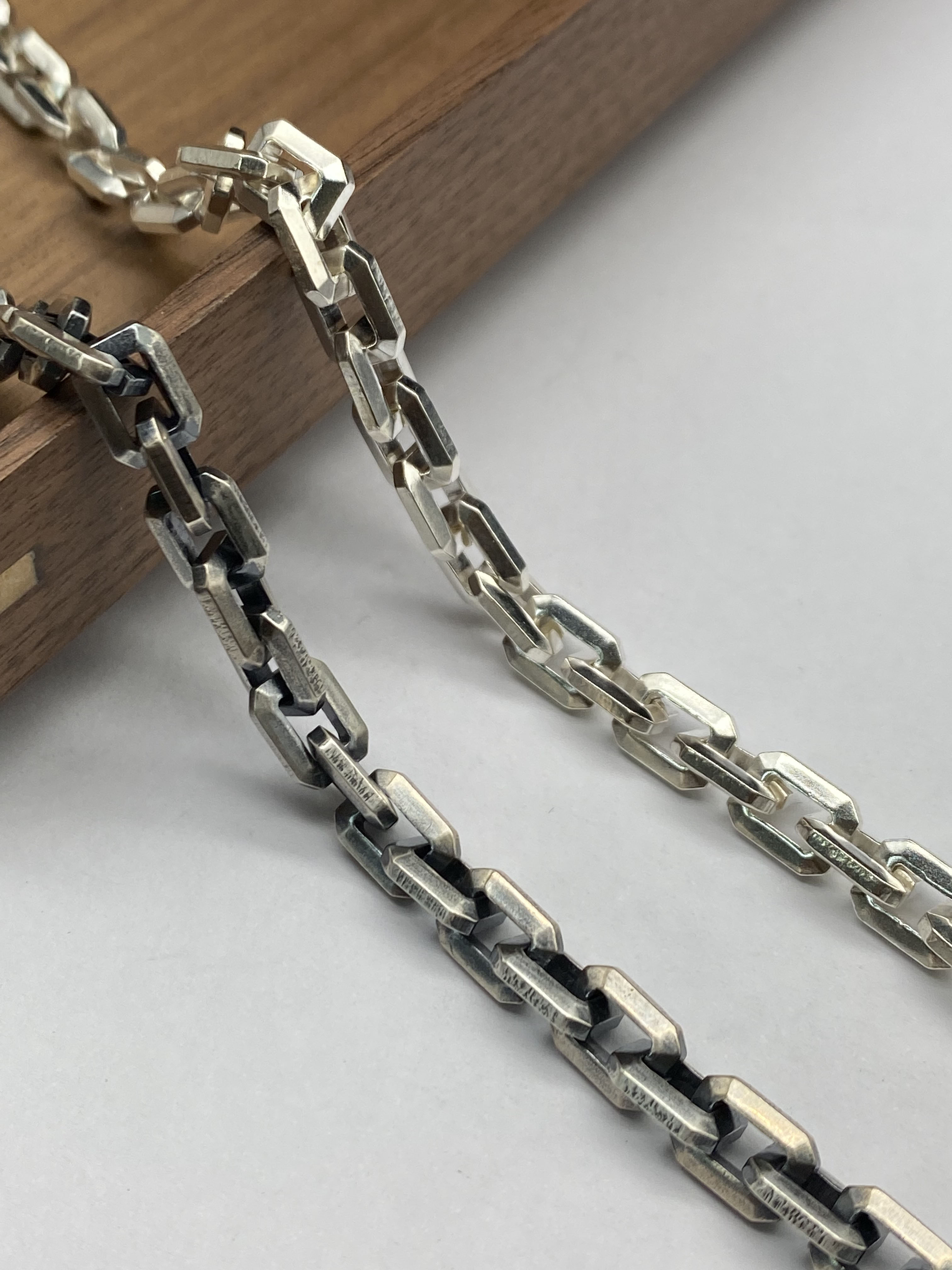 6mm Silver Chain Mens Chain Sterling 925 Chain