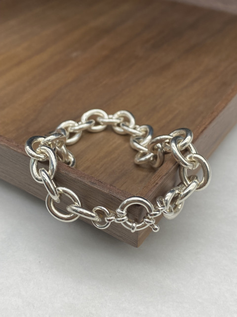 10mm Bracelet chain 925 Sterling Silver