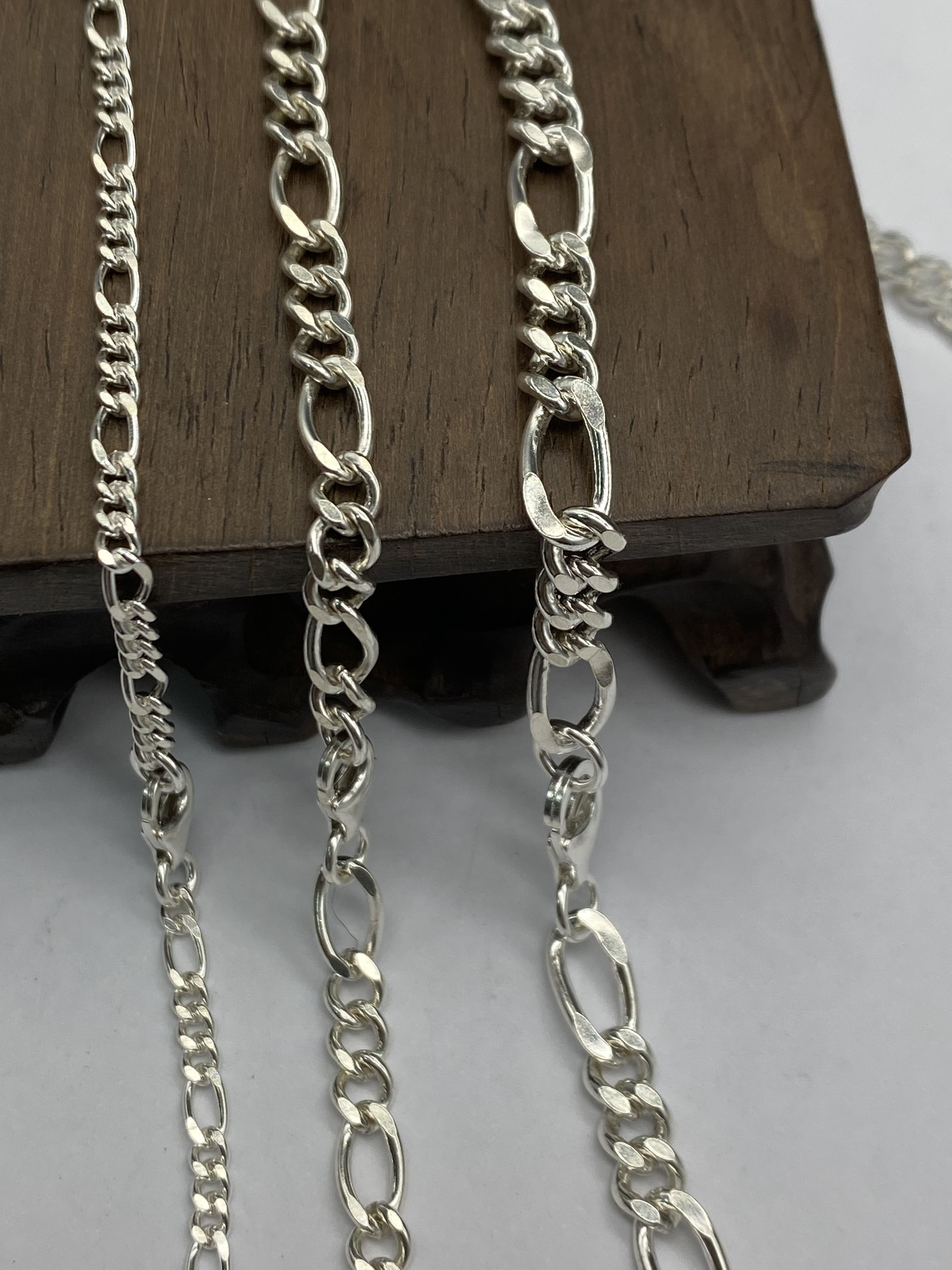 Silver Chain Mens Chain Sterling 925 Chain 3mm,5mm,6mm