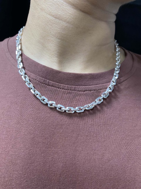6mm Silver Chain Mens Chain Sterling 925 Chain
