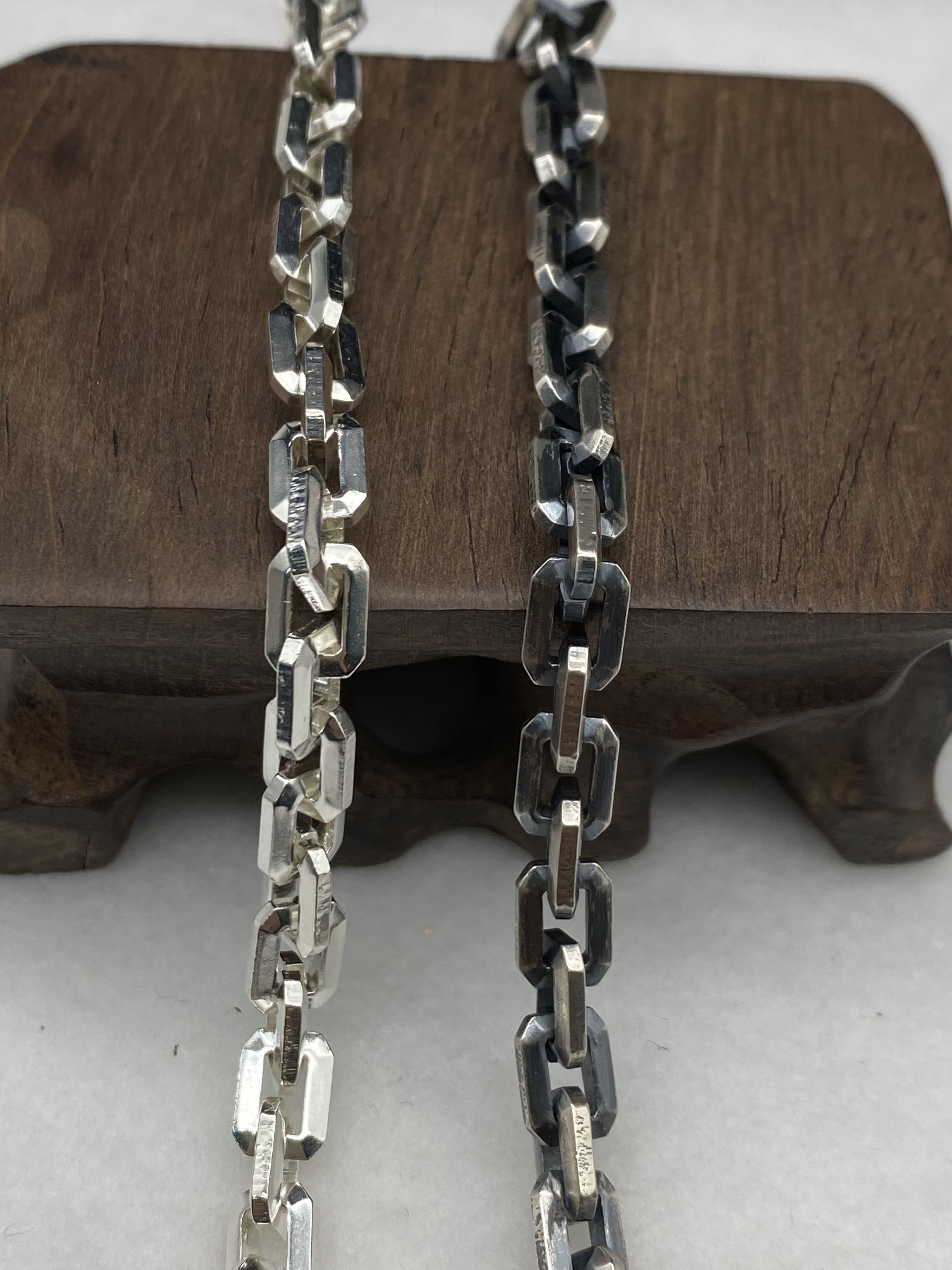 6mm Silver Chain Mens Chain Sterling 925 Chain
