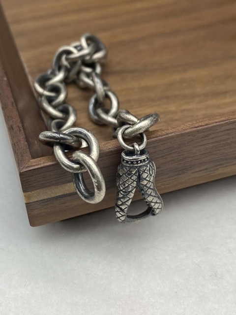 10mm Bracelet chain 925 Sterling Silver