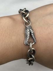 10mm Bracelet chain 925 Sterling Silver