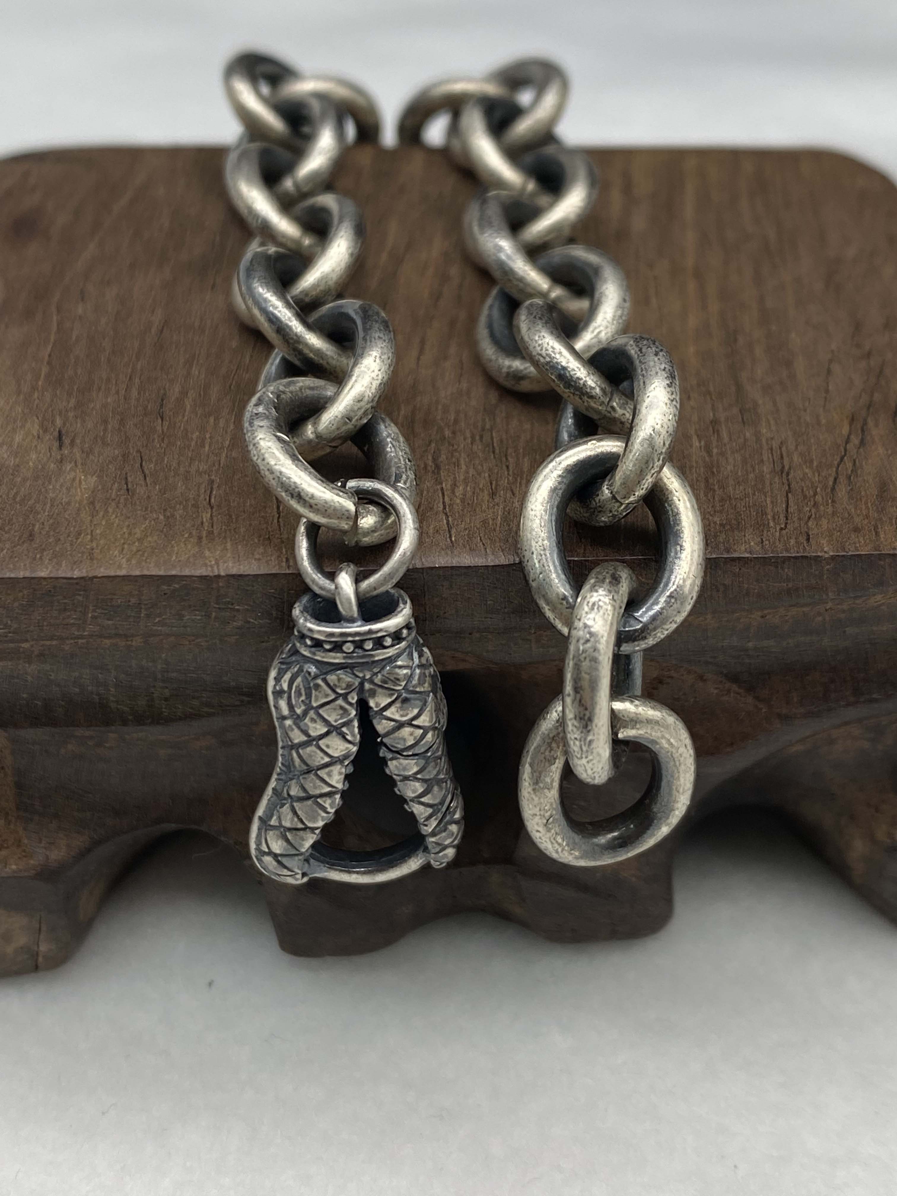 10mm Bracelet chain 925 Sterling Silver