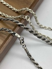 3mm,3.5mm,4mm Silver Chain Mens Chain Sterling 925 Chain