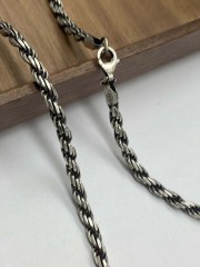 3mm,3.5mm,4mm Silver Chain Mens Chain Sterling 925 Chain