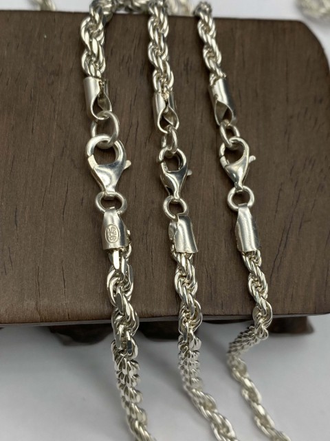 3mm,3.5mm,4mm Silver Chain Mens Chain Sterling 925 Chain