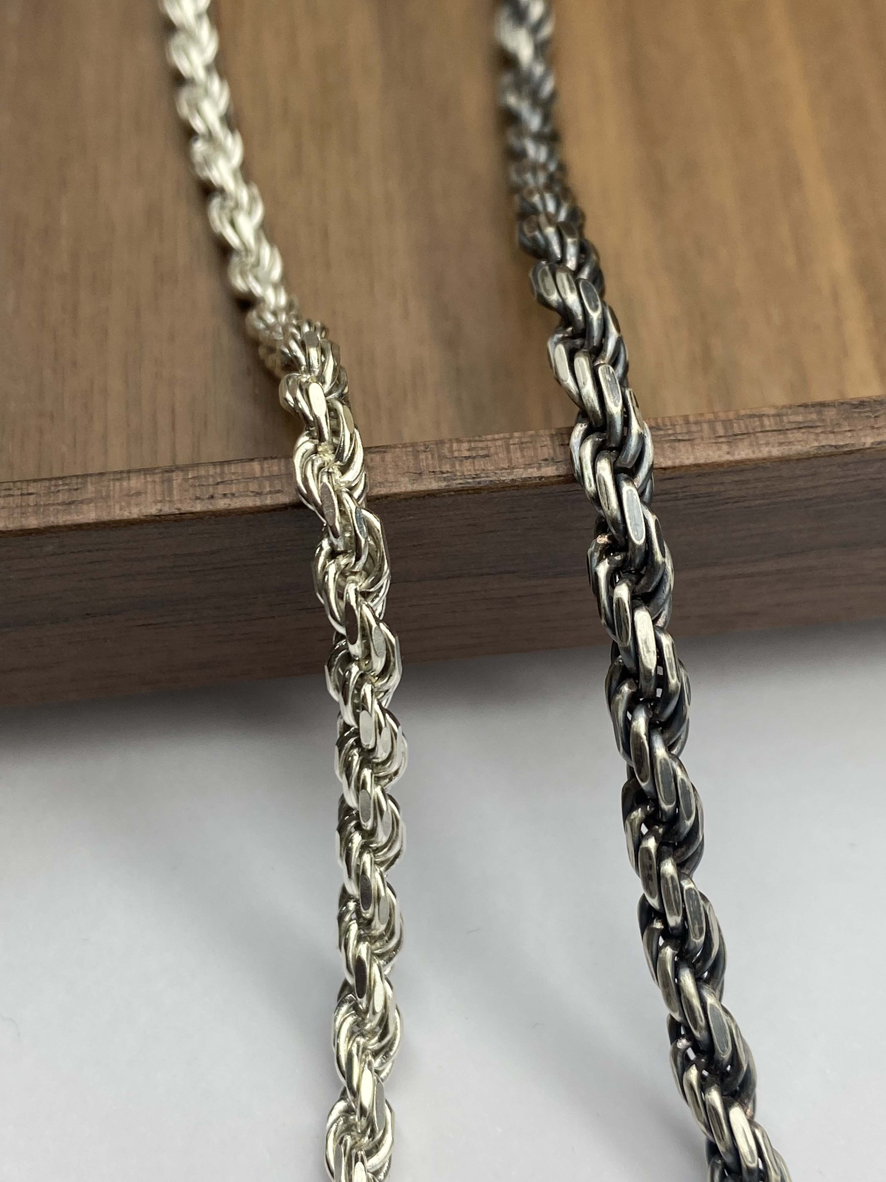 3mm,3.5mm,4mm Silver Chain Mens Chain Sterling 925 Chain
