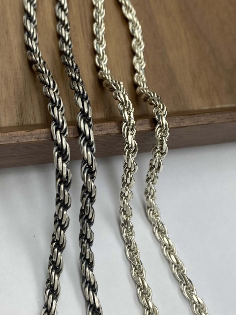 3mm,3.5mm,4mm Silver Chain Mens Chain Sterling 925 Chain