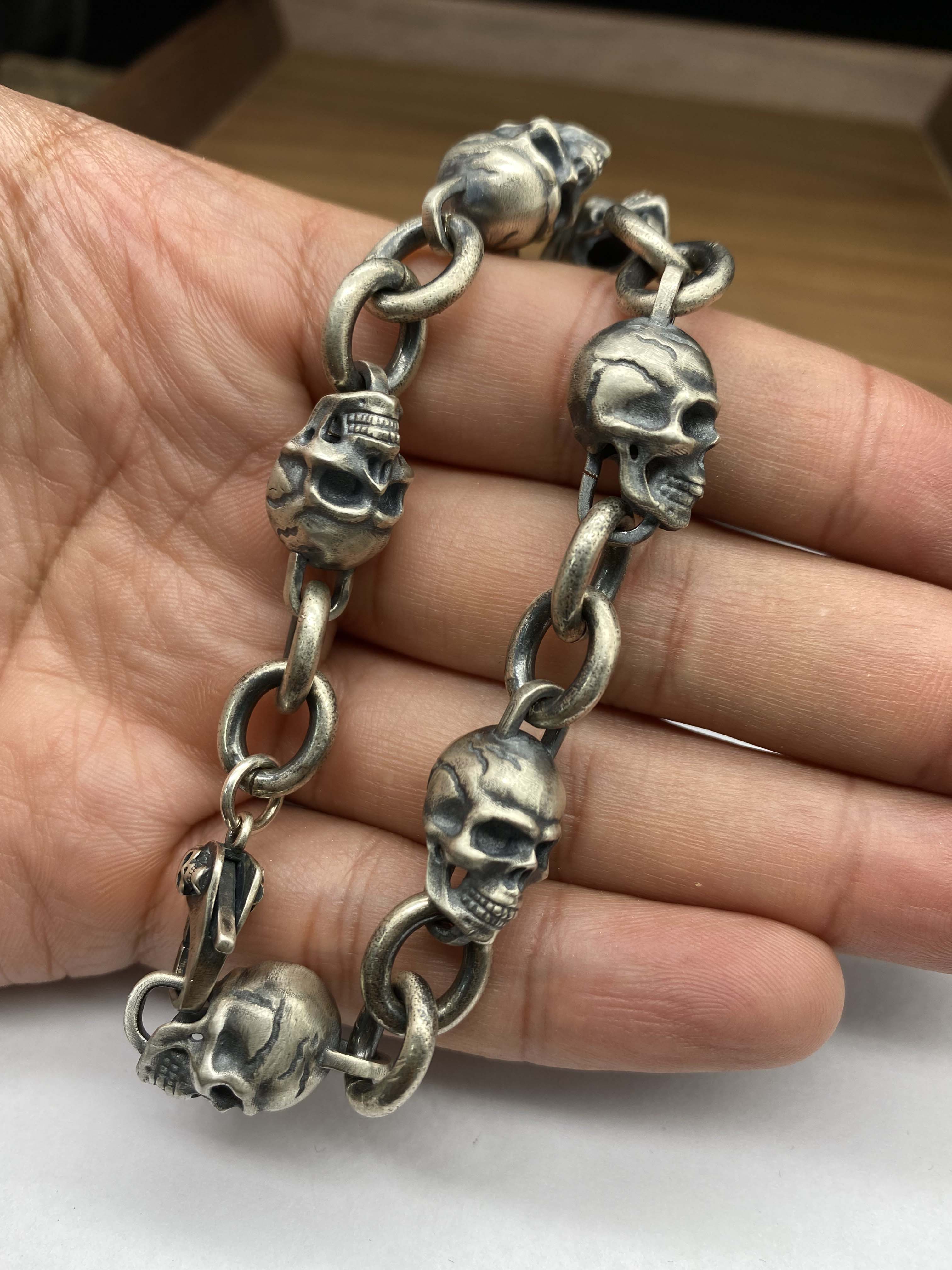 10mm Bracelet chain 925 Sterling Silver