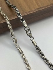 3mm,3.5mm,4mm Silver Chain Mens Chain Sterling 925 Chain