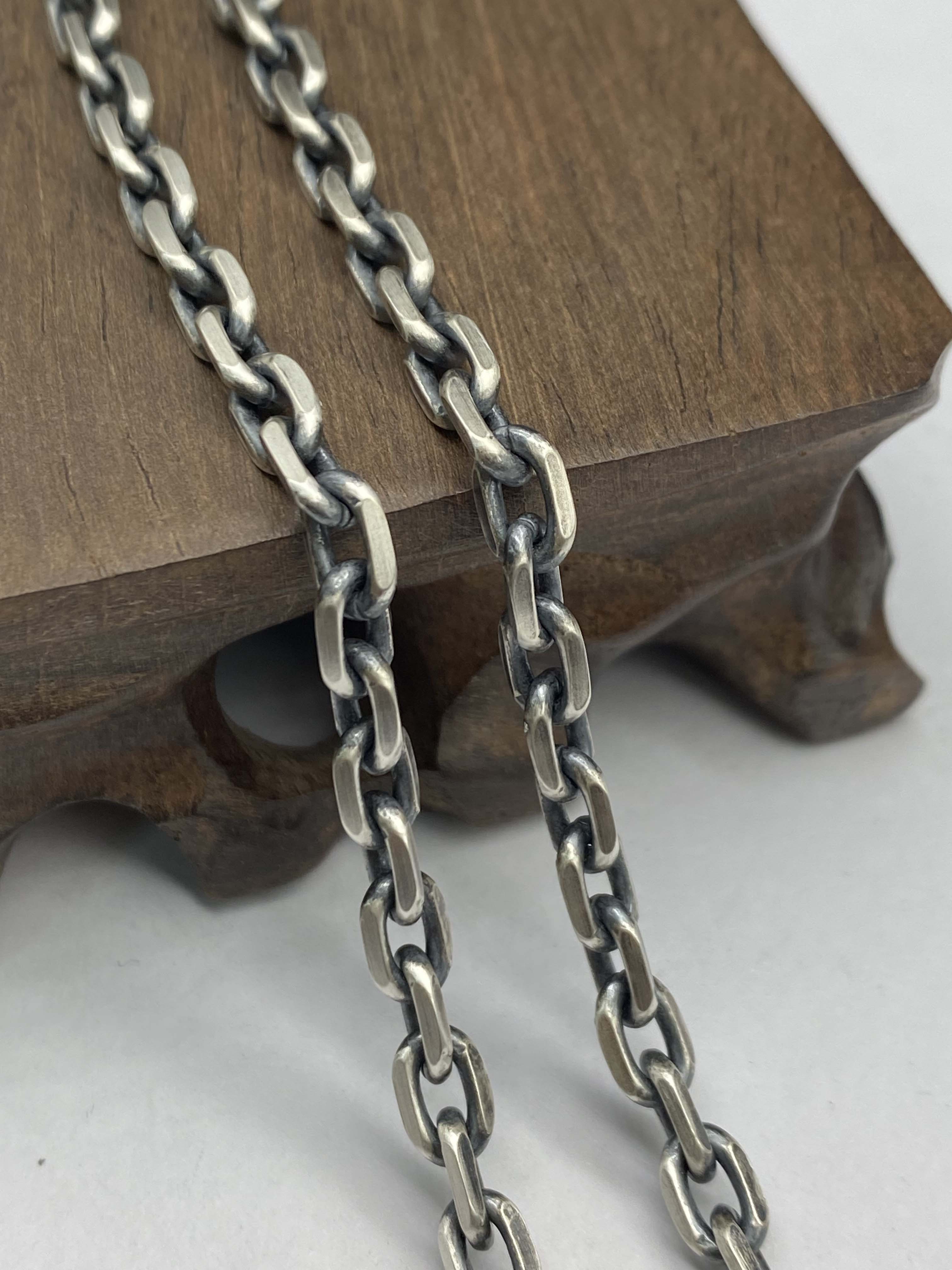 3mm,3.5mm,4mm,5mm,6mm  Silver Chain Mens Chain Sterling 925 Chain