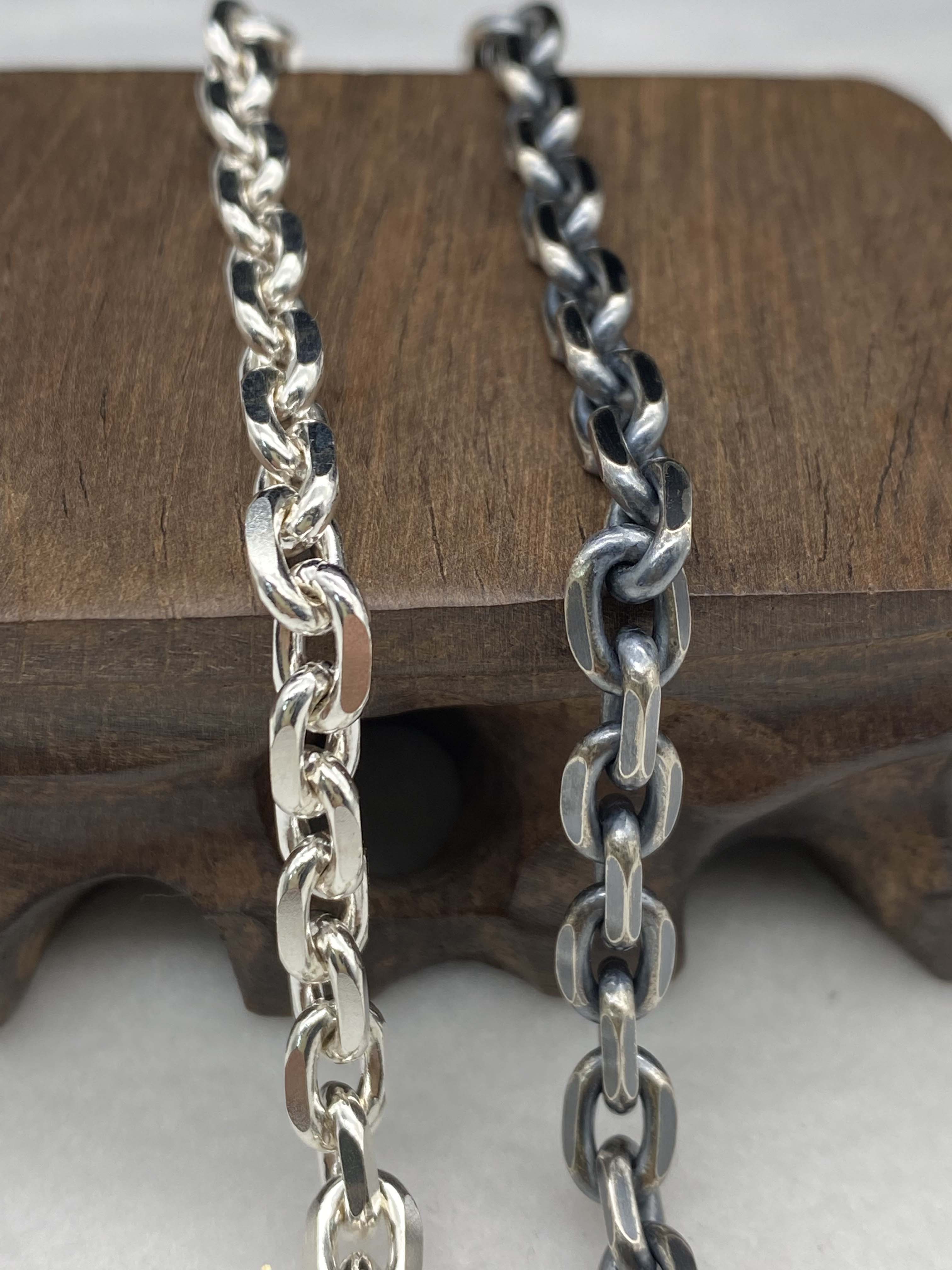 3mm,3.5mm,4mm,5mm,6mm  Silver Chain Mens Chain Sterling 925 Chain