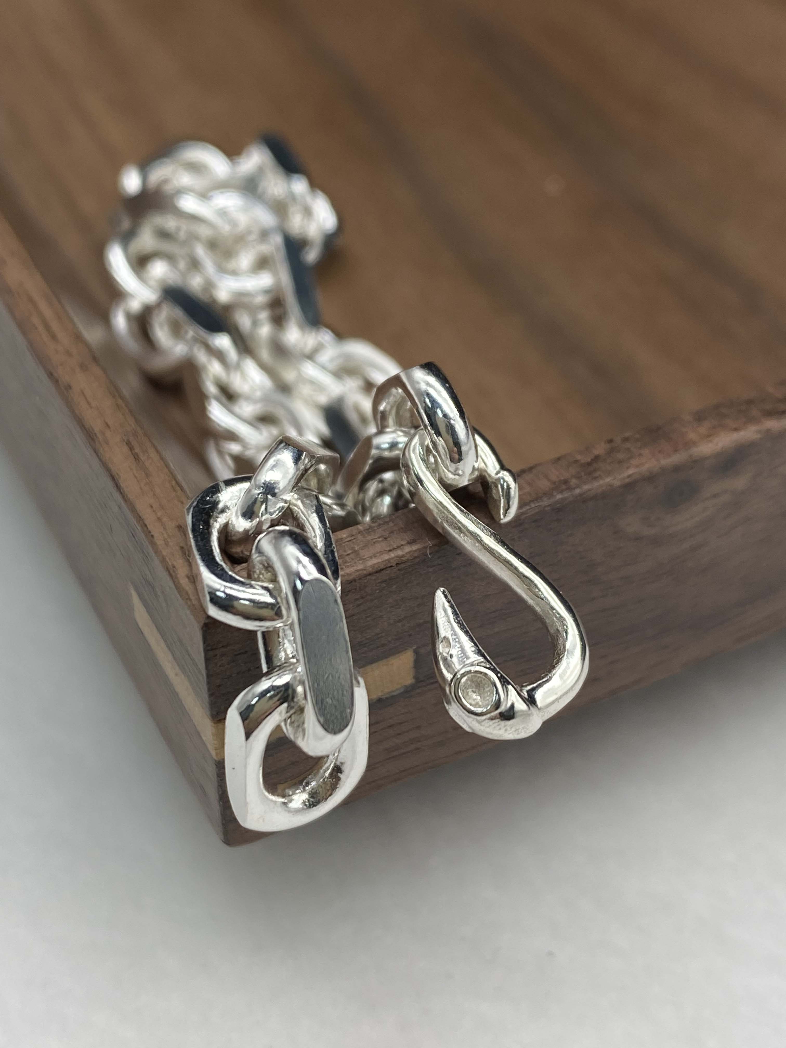 7.2mm Bracelet chain 925 Sterling Silver