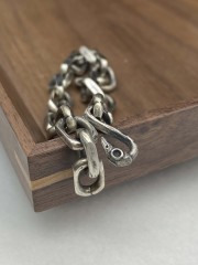 7.2mm Bracelet chain 925 Sterling Silver