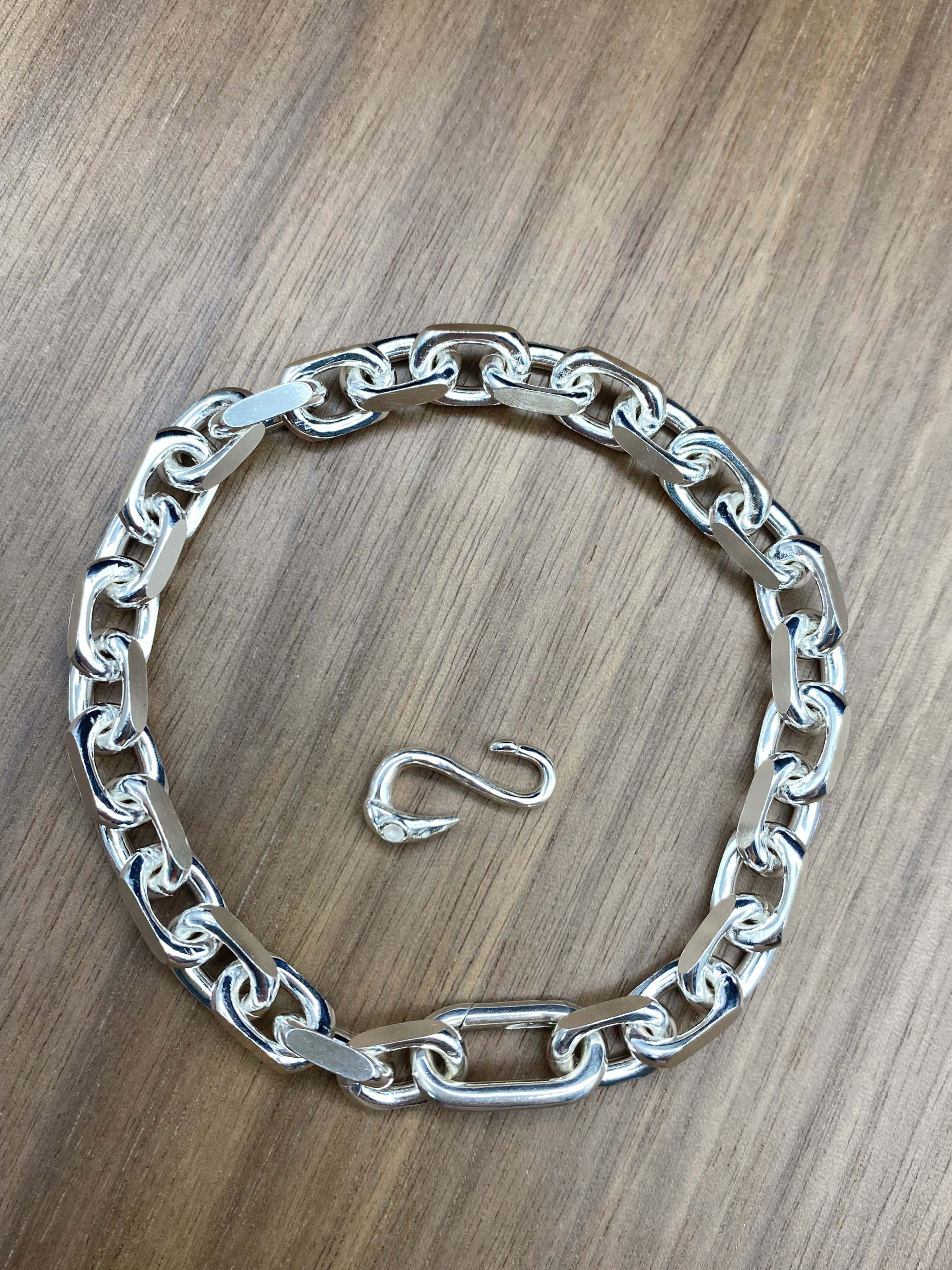 7.2mm Bracelet chain 925 Sterling Silver