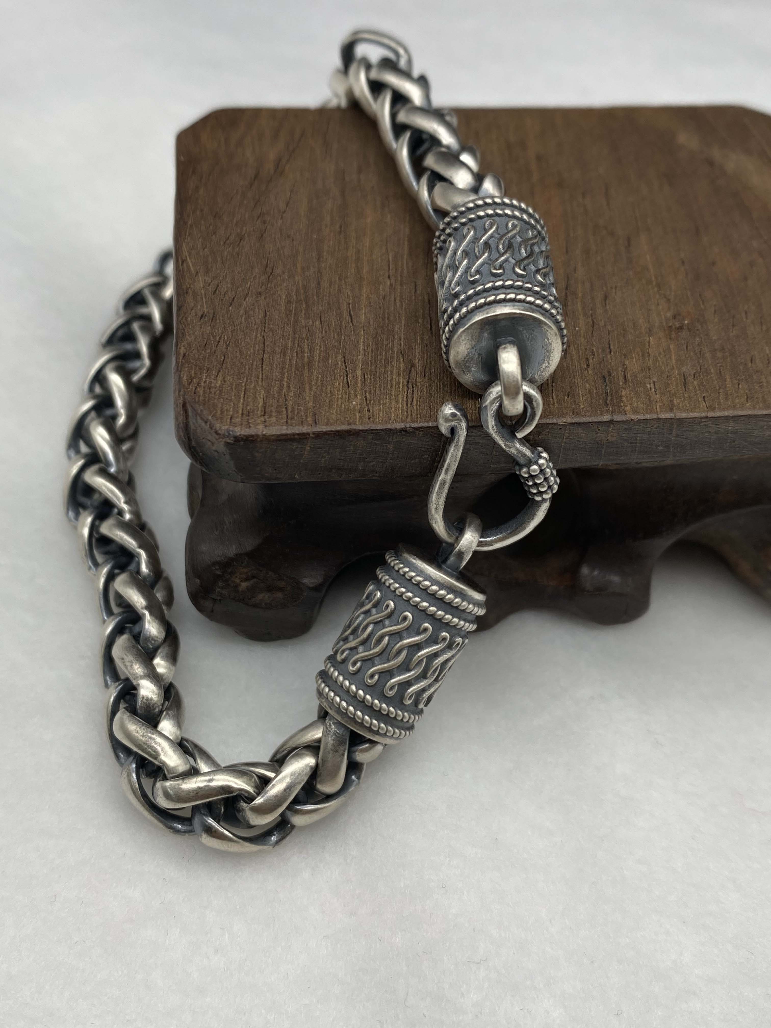 8mm Bracelet chain 925 Sterling Silver
