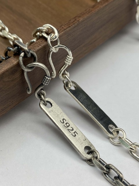 6mm Silver Chain Mens Chain Sterling 925 Chain
