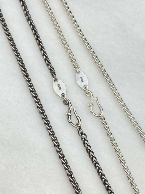 3mm Silver Chain Mens Chain Sterling 925 Chain