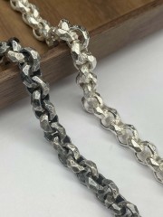 9mm,12mm Silver Chain Mens Chain Sterling 925 Chain