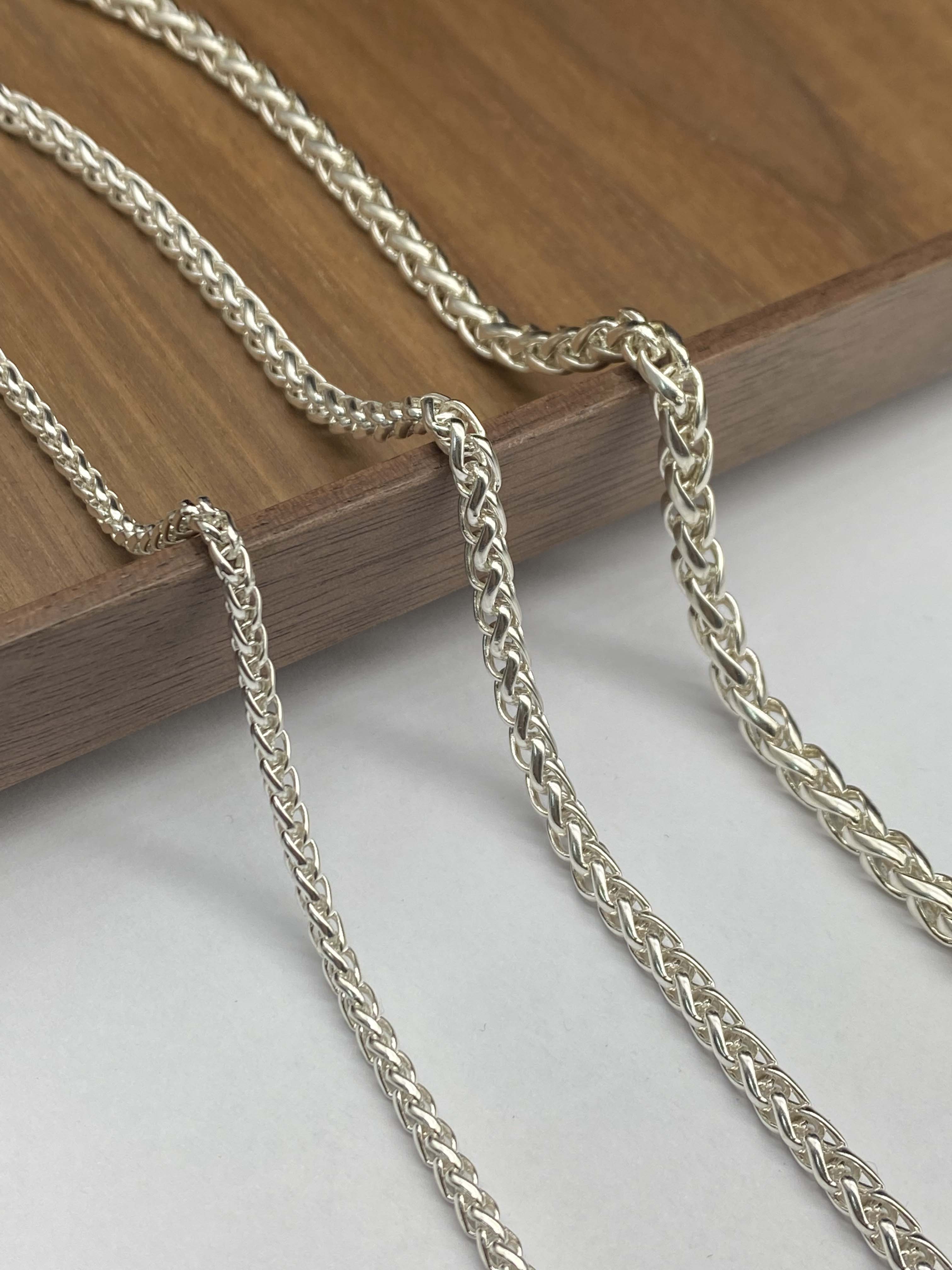 3mm,4mm,5mm Silver Chain Mens Chain Sterling 925 Chain