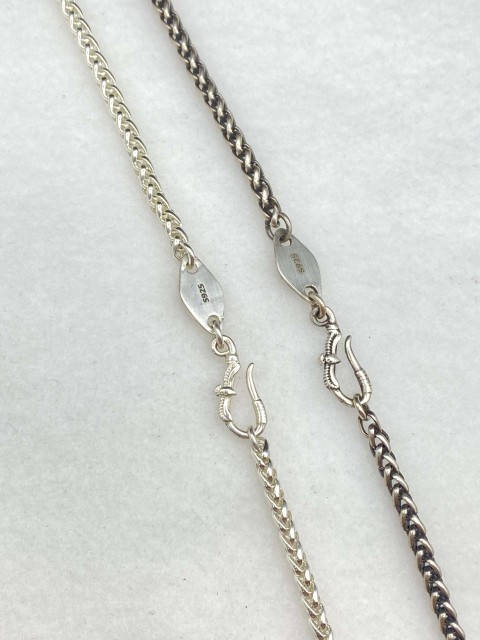 3mm Silver Chain Mens Chain Sterling 925 Chain