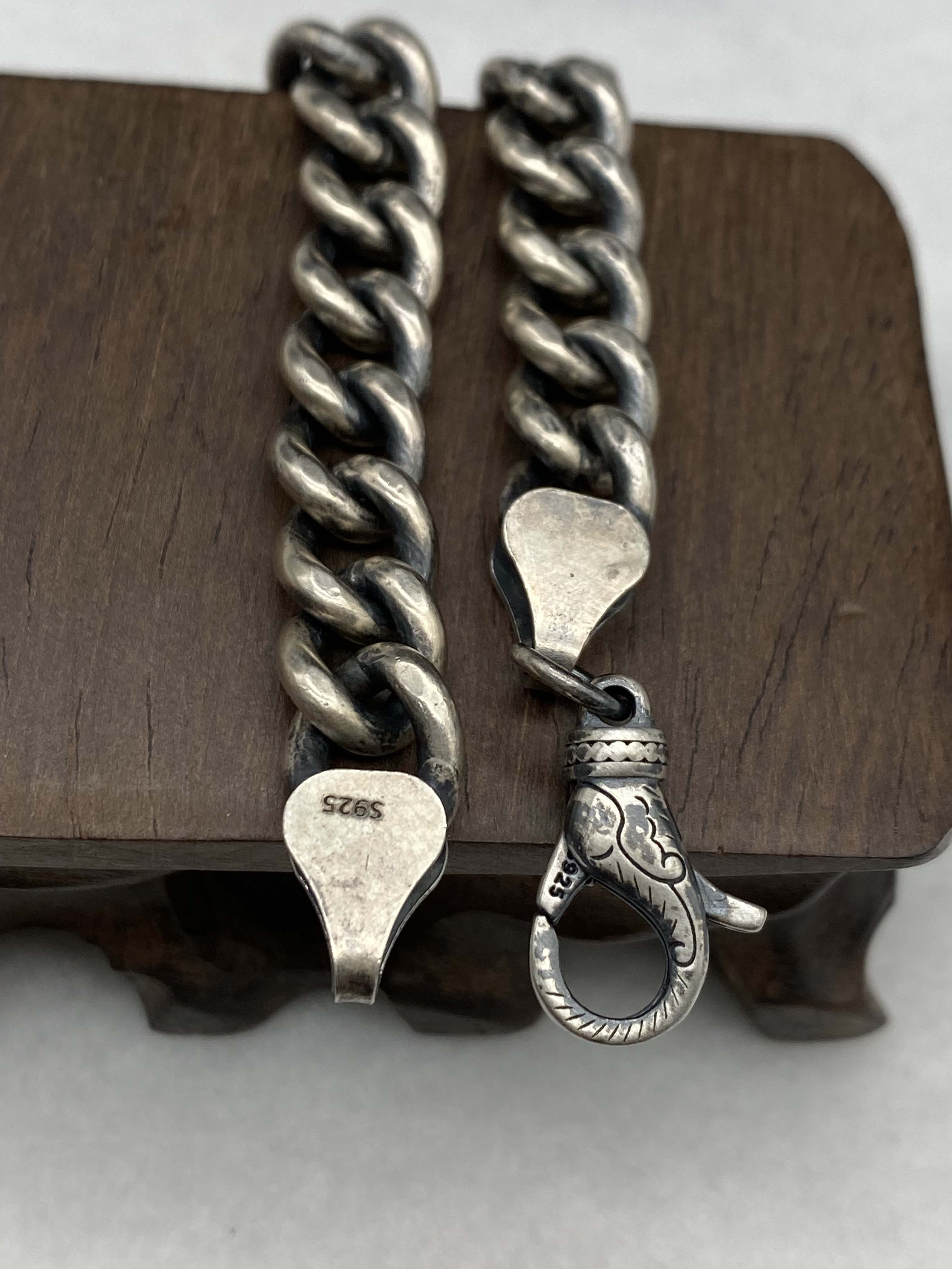 9mm Bracelet chain 925 Sterling Silver